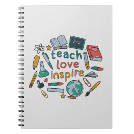 Cuaderno Inspira amor de enseñanza