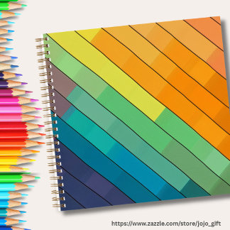 Cuaderno Inspiración de arte de pintura en acuarela vibrant