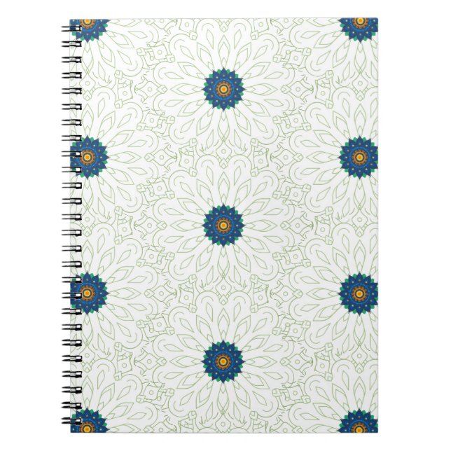 Cuaderno inspiración de pavo real (Frente)