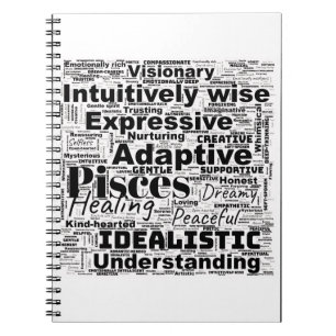 Cuaderno Inspiración de zodiac de Word Pisces