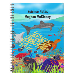 Cuaderno Inspiración en el arrecife de coral de Vibrant Nin