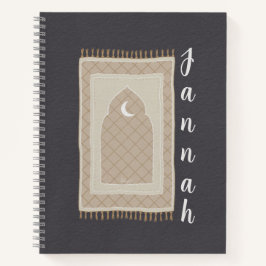 Cuaderno Inspiración en la alfombra de oración de Jannah