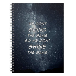 Cuaderno Inspiración Motivacional de las Estrellas Grind & 
