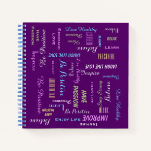 Cuaderno Inspiración Motivacional ESCRIBE TU COLOR Divertid