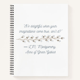 Cuaderno Inspirado en Anne de Green Gables