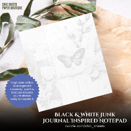 Cuaderno inspirado en el diario de basura en negro
