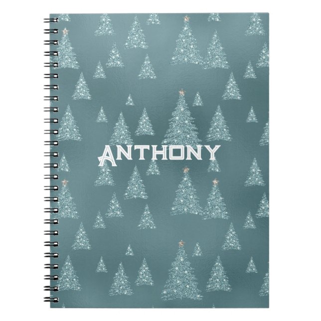 Cuaderno inspirado en Escandinavia. Nombre editabl (Frente)