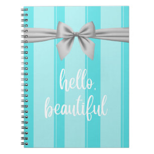 Cuaderno inspirado en "Hello Beautiful" de Tiffany