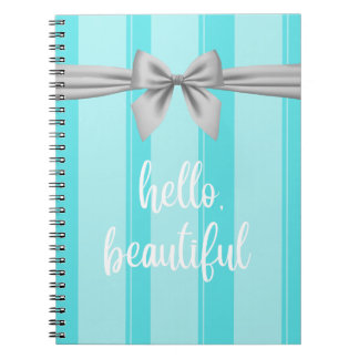 Cuaderno inspirado en "Hello Beautiful" de Tiffany