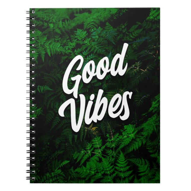Cuaderno Inspirado en la Naturaleza de los Buenos Vibes (Frente)