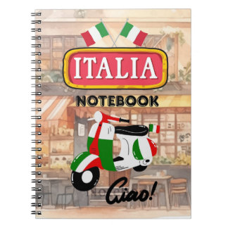 Cuaderno Inspirado en la Vespa italiana