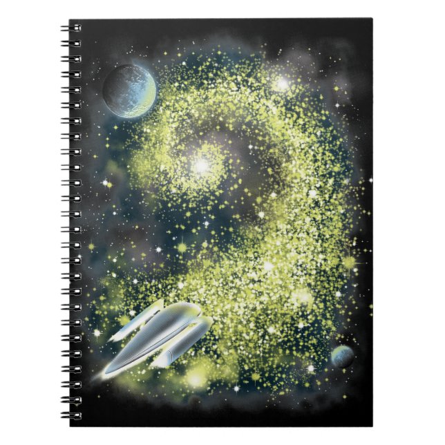 Cuaderno Inspirado por la búsqueda espacial (Frente)