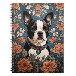 Cuaderno Inspirado por William Morris, el hermoso Boston Te