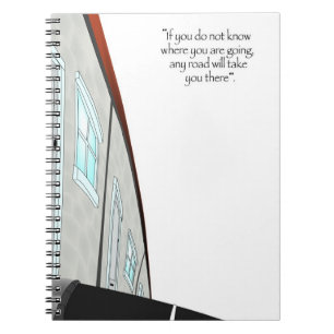 Cuaderno inspirador de la cita
