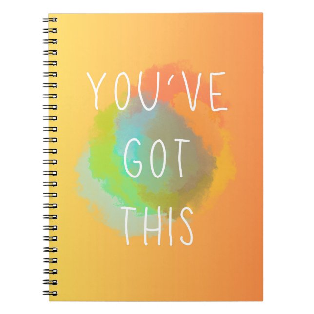 Cuaderno Inspirador de Sol You've Got This (Frente)
