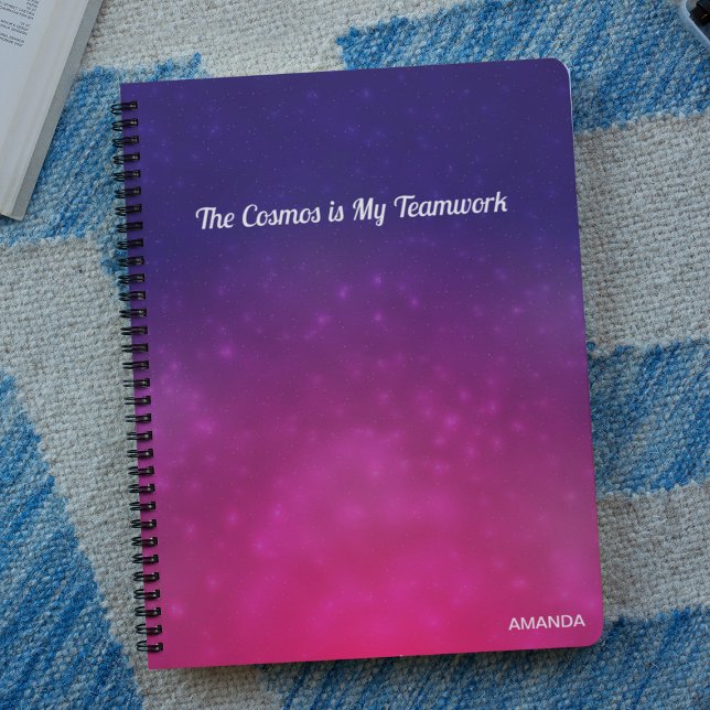 Cuaderno Inspirador El cosmos es mi cita de trabajo de equi (Subido por el creador)