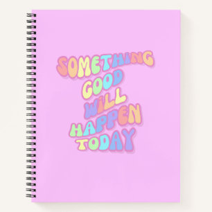 Cuaderno Inspirador, manifiesto, rosa, perrito