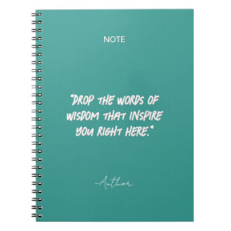 Cuaderno Inspirador Minimalista