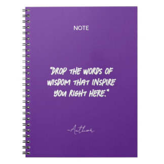 Cuaderno Inspirador Minimalista