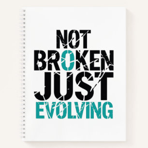 Cuaderno Inspirador No Estropeado Solo Evolucionando
