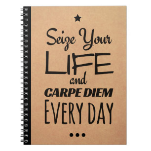 Cuaderno inspirador para la motivación: ¡Carpe