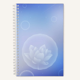Cuaderno Inspirador portátil pequeño de Lotus Bloom Hardcov