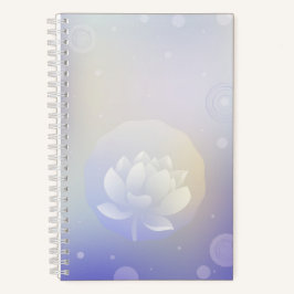 Cuaderno Inspirador portátil pequeño de Lotus Bloom Hardcov