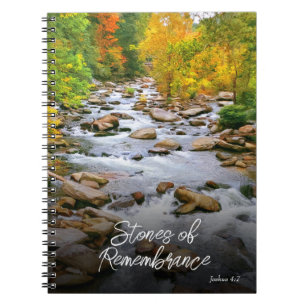Cuaderno Inspiradoras piedras de río de recuerdo