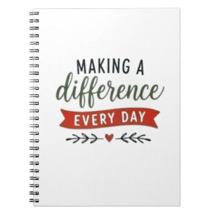 Cuaderno Inspirando Diferencia Cada Día
