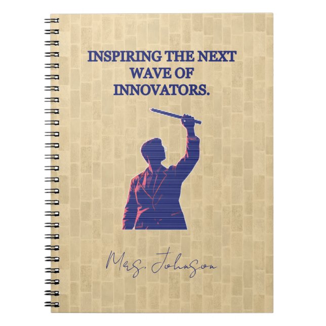 Cuaderno Inspirando la próxima ola de innovadores Profesor  (Frente)