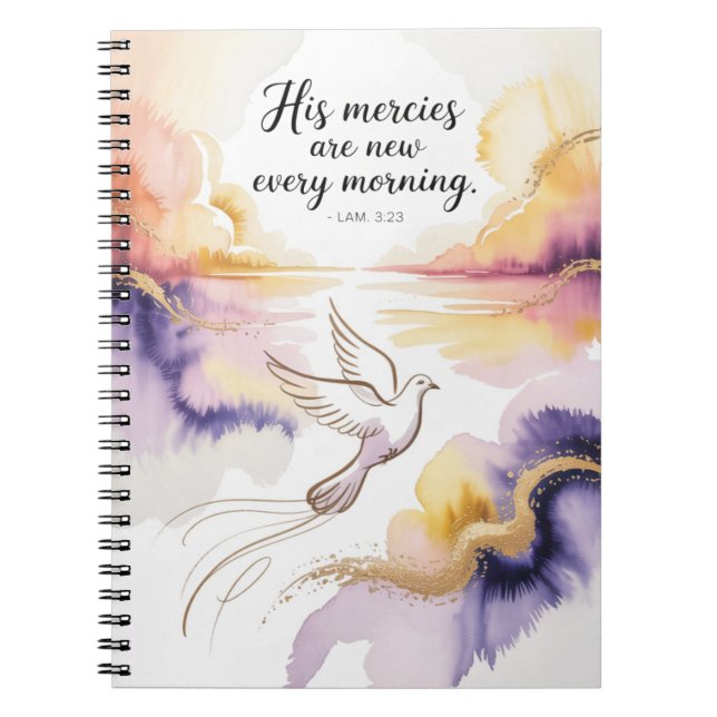 Cuaderno Inspirational Dove Journal - Uplifting Watercolor  (Frente)