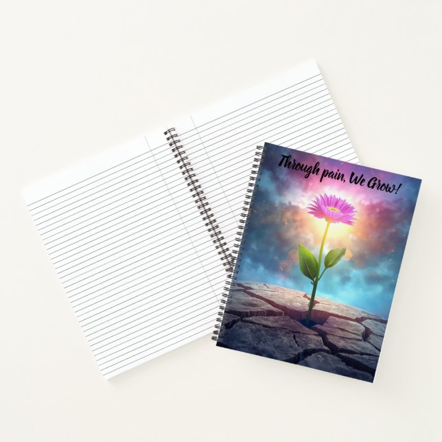 Cuaderno inspirational flower calendar notebook planner (Interior)
