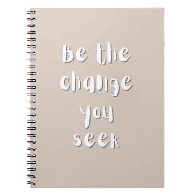Cuaderno Inspirational Quotes Spiral Notebook (Frente)