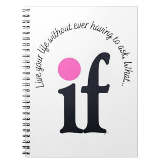 Cuaderno Inspirational 'What if' Notepad Notebook