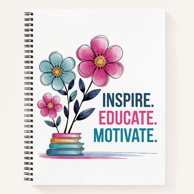 Cuaderno Inspire Educar para un bloc de notas motivado | Re (Anverso)