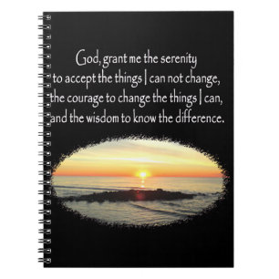 CUADERNO INSPIRE EL DISEÑO DE PRAYER DE SERENITY SUNRISE