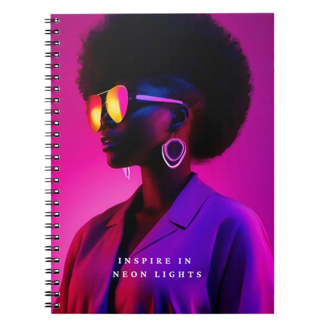 Cuaderno Inspire en el diario Neon Lights (Frente)