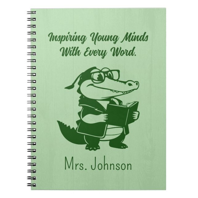 Cuaderno Inspiring Young Minds English Teacher Design (Frente)