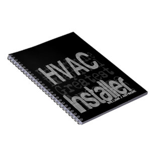 Cuaderno Instalador de HVAC Extraordinario PERSONALIZADO