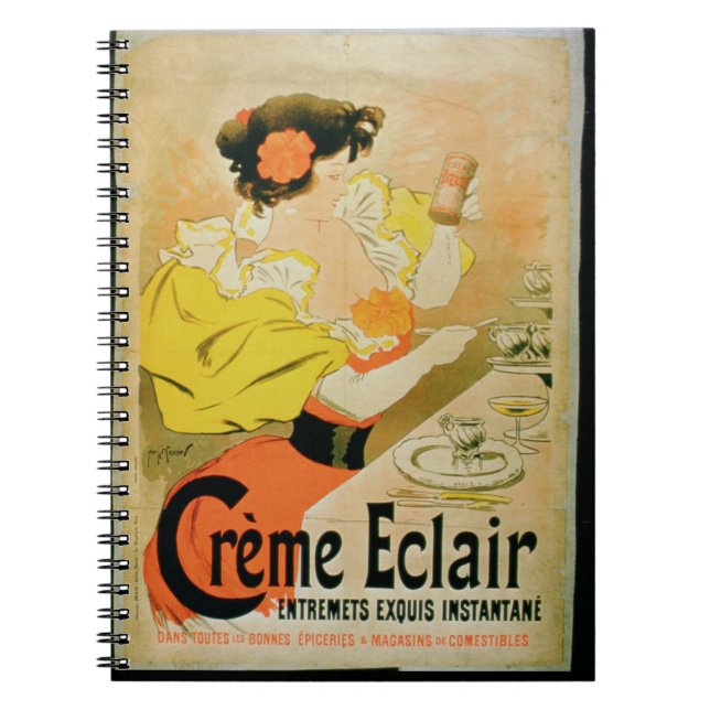 Cuaderno Instante Dessert del Eclair de la nata de la (Frente)