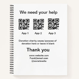 Cuaderno Instrucciones para la recolección de donaciones: a