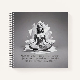 Cuaderno Instructor de Meditación de Yoga Reiki Master Lotu