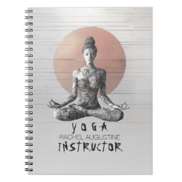 Cuaderno Instructor de Meditación de Yoga Reiki Master Lotu