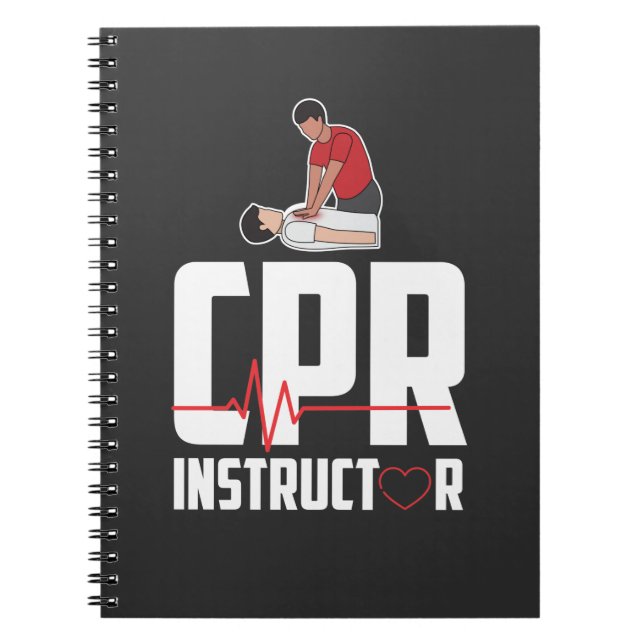 Cuaderno Instructor de RCP certificado de ambulancia de pri (Frente)