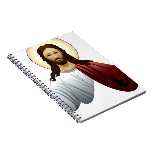 Cuaderno Inteligencia Artificial Arte de Jesús con brazos a (Lado Derecho)