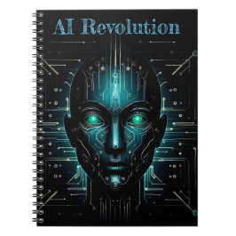 Cuaderno Inteligencia artificial robótica fantasía arte cie