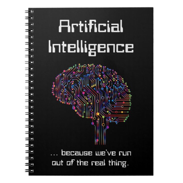 Cuaderno Inteligencia artificial vs cosas reales (Frente)