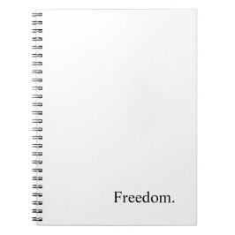 Cuaderno Intención "libertad "