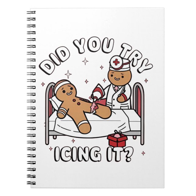 Cuaderno ¿Intentó Ichar A Los Navidades De Enfermería De Gi (Frente)
