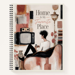 Cuaderno Interior acogedor de salón